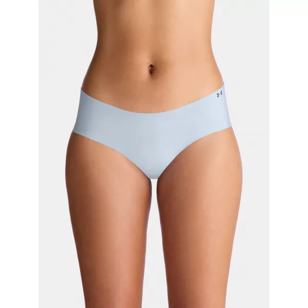  Női bugyi UNDER ARMOUR UA PURE STRETCH NS HIP - 3PK 1383895-453 KÉK NYUGALOM 