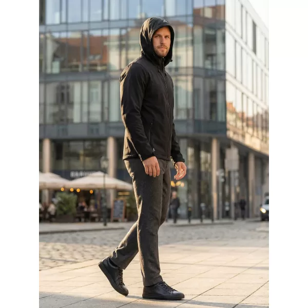  Férfi softshell dzseki ALTISPORT NEWET FEKETE 