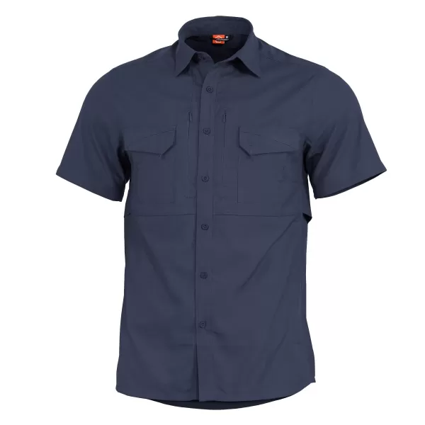  Férfi ing PENTAGON PLATO SHIRT SHORT K02019 ÉJFÉLKÉK 