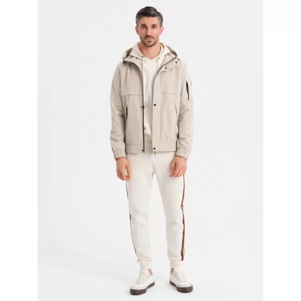  Kabát OMBRE OM-JANP-0225 BÉZS 
