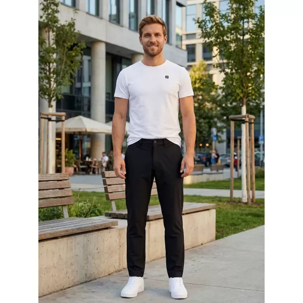  Férfi nadrág ALTISPORT ATS TROUSER SLIM-FIT FEKETE 