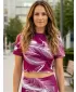 Női prémium crop top ALTISPORT VOJ/ALW001TR07 FUCHSIOVÁ FUKSZIA