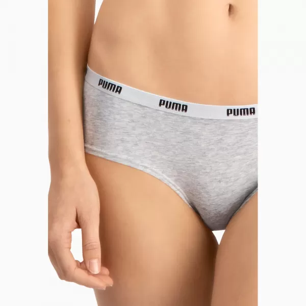  Bugyi PUMA WOMEN HIPSTER 2P PACK 90785205 SZÜRKE/SZÜRKE 