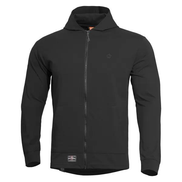  Pulóver PENTAGON AGIS RING SPUN SWEATER K08043 FEKETE 