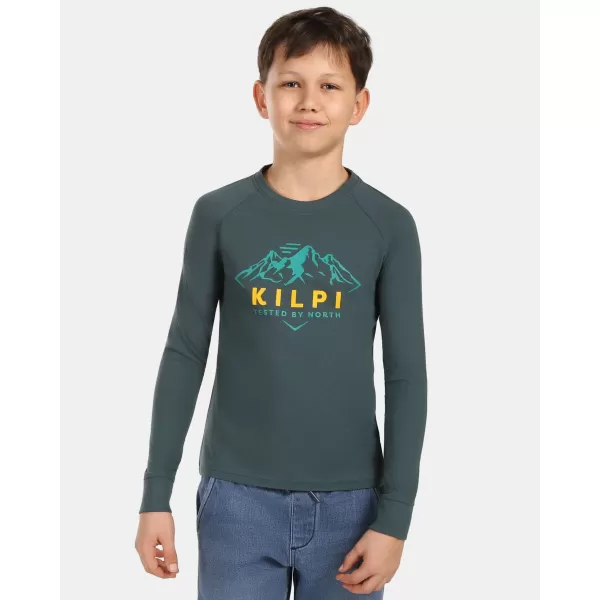  Fiú póló KILPI VERATI-JB ZJ0301KI SÖTÉTZÖLD 