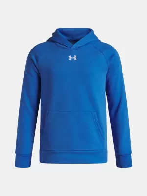 Fiú pulóver UNDER ARMOUR UA RIVAL FLEECE HOODIE 1379792-402 KÉK