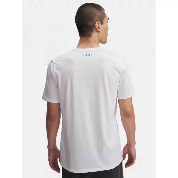  Férfi póló UNDER ARMOUR UA TRIPLE STACK LC LOGO SS FEHÉR 