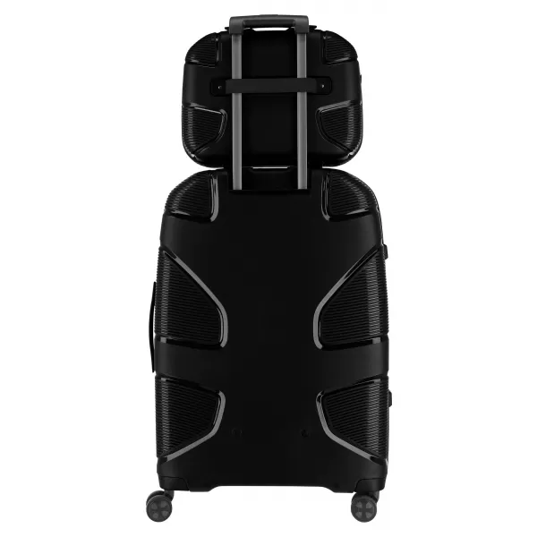  Bőrönd IMPACKT IP1 BEAUTY CASE LÁVAFEKETE 