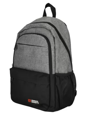 Hátizsák ENRICO BENETTI HAMBURG NOTEBOOK BACKPACK 23 L VILÁGOSSZÜRKE