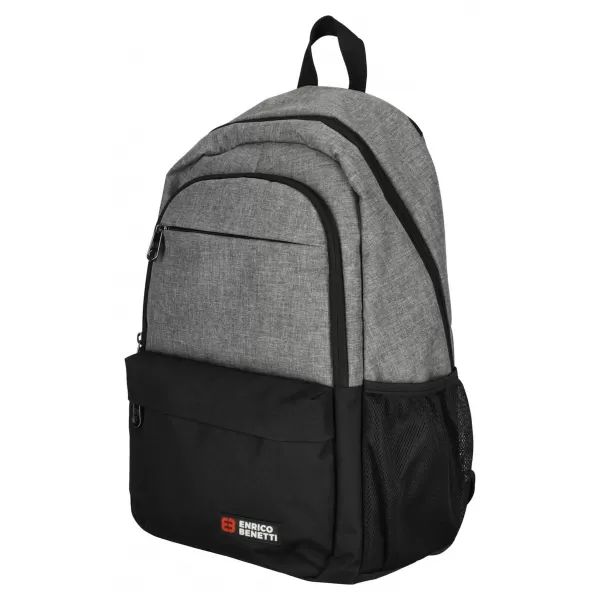  Hátizsák ENRICO BENETTI HAMBURG NOTEBOOK BACKPACK 23 L VILÁGOSSZÜRKE 