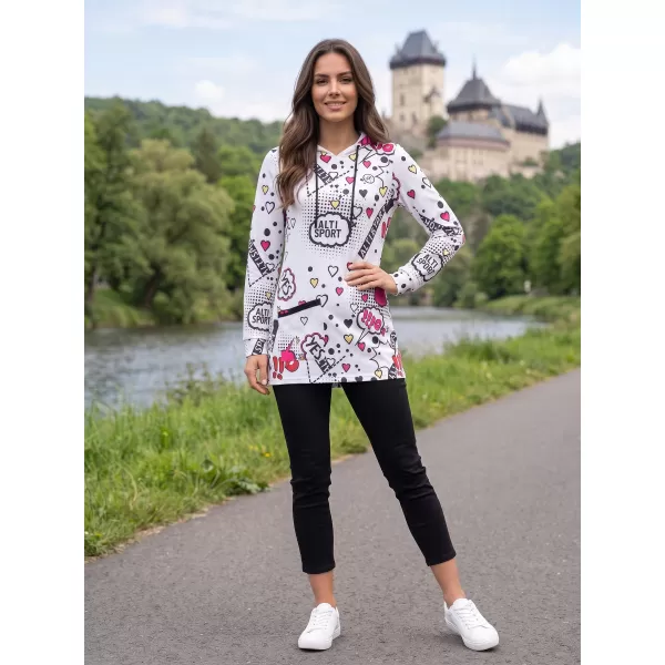  Női pulóver ALTISPORT GITA FEHÉR 