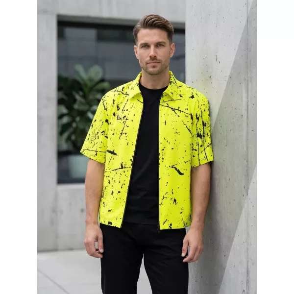  Prémium férfi ing ALTISPORT VOJ/ALM034KOS01 NEON SÁRGA 