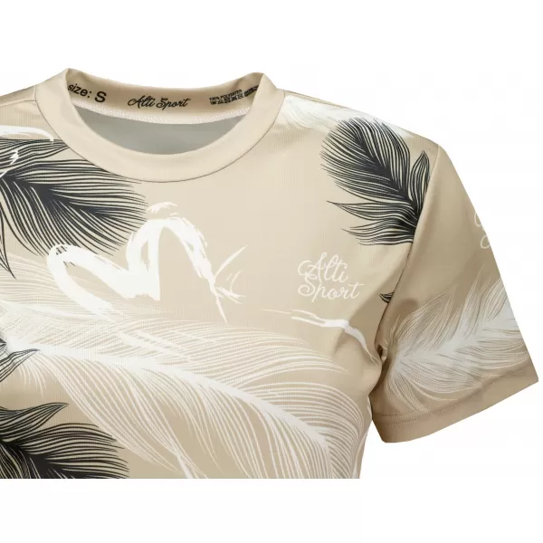 Női prémium crop top ALTISPORT VOJ/ALW001TR07 BARNA 