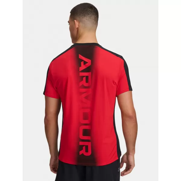  Férfi póló UNDER ARMOUR UA HG WORDMARK SS 6007758-600 PIROS 