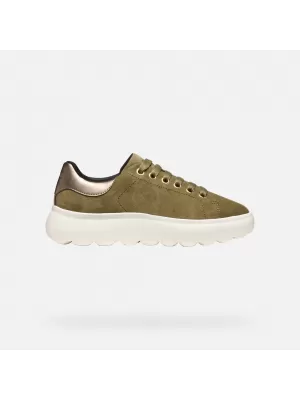 Női tornacipő GEOX SPHERICA EC4.1 G009311 KHAKI
