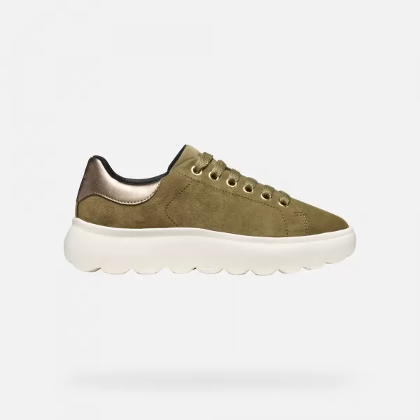  Női tornacipő GEOX SPHERICA EC4.1 G009311 KHAKI 