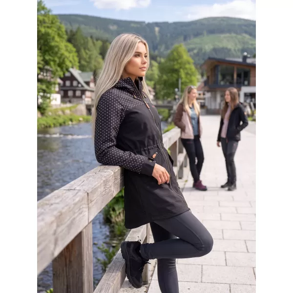  Női softshell dzseki ALTISPORT GEMEE FEKETE 