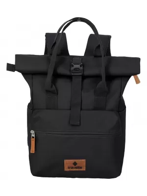 Hátizsák TRAVELITE BASICS SHORT HANDLE ROLL-UP FEKETE