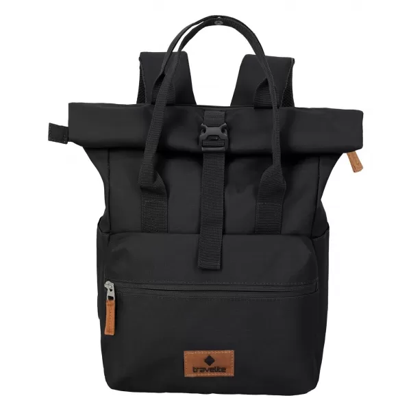  Hátizsák TRAVELITE BASICS SHORT HANDLE ROLL-UP FEKETE 