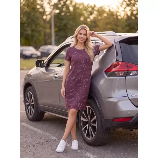  Női hosszabbított póló/prémium ruha ALTISPORT VOJ/ALW084SAT02 RUDÁ BURGUNDIA 