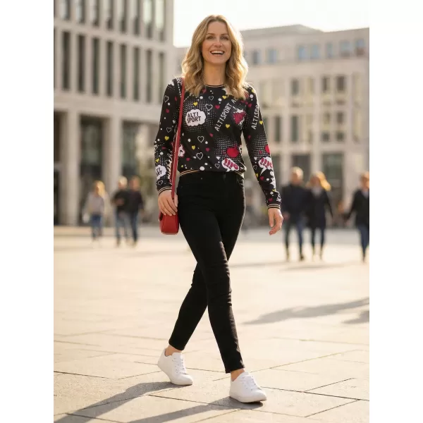  Női póló ALTISPORT GAIA FEKETE 