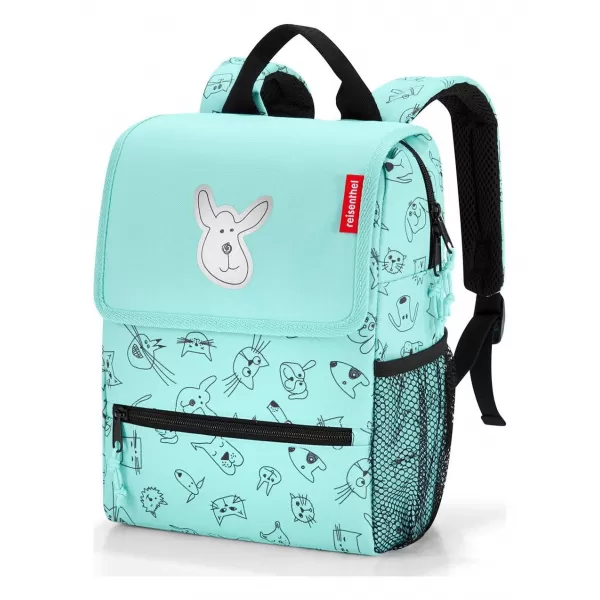  Hátizsák REISENTHEL BACKPACK KIDS MACSKÁK ÉS KUTYÁK MENTA 