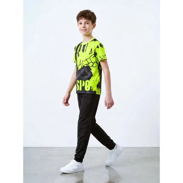  Gyermekfunkciós T -piró prémium ALTISPORT VOJ/ALK076TR01 FEKETE/FLUO SÁRGA 