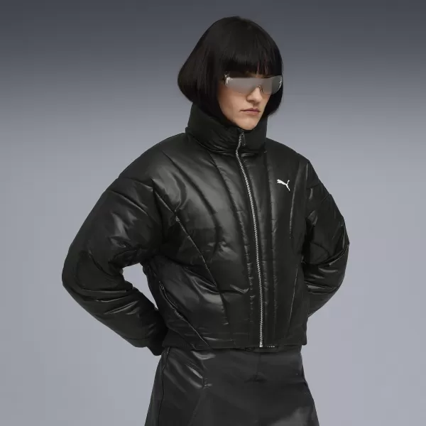  Női kabát PUMA DARE TO PUFFER JACKET 63217301 PUMA FEKETE 