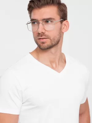 Férfi ing OMBRE Z100 KEVERJE ÖSSZE A FEHÉR/SÖTÉTKÉK/FEKETE