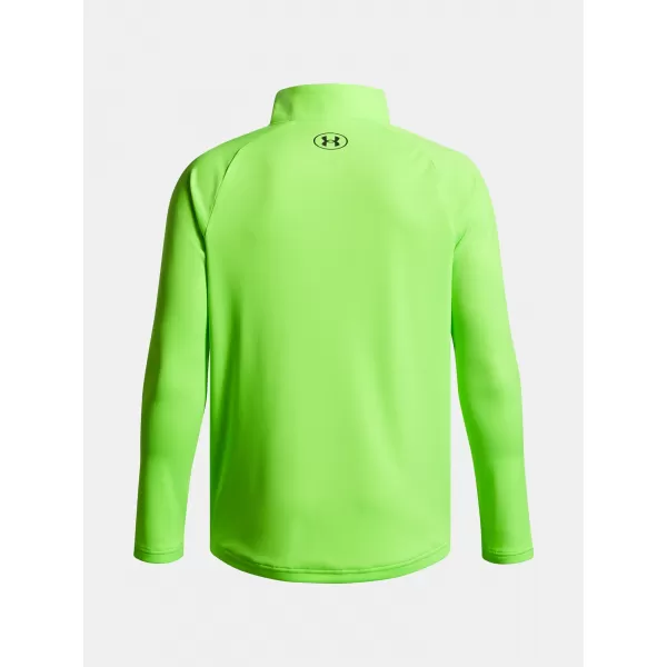  Fiú póló UNDER ARMOUR UA TECH 2.0 1/2 ZIP 1363286-389 ZÖLD 