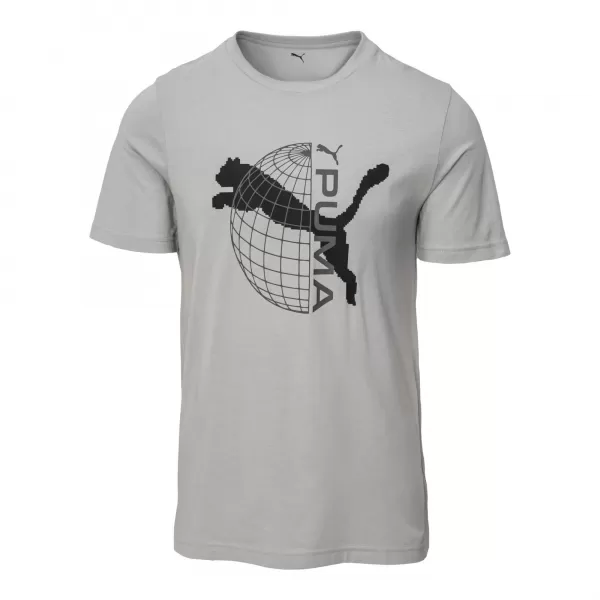  Ing PUMA TECH GRAPHIC TEE 63219263 SZÜRKE VISSZHANG 