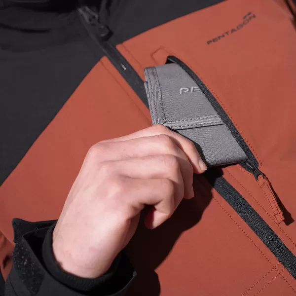  Kabát PENTAGON ELITE LIGHT SOFTSHELL JACKET K08044 BARNA SZÜRKE/MIX 
