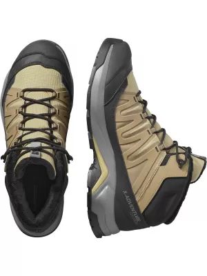 Férfi cipők SALOMON X-ADVENTURE COLDRUSH WATERPROOF MOSZAT/FEKETE/ÓN