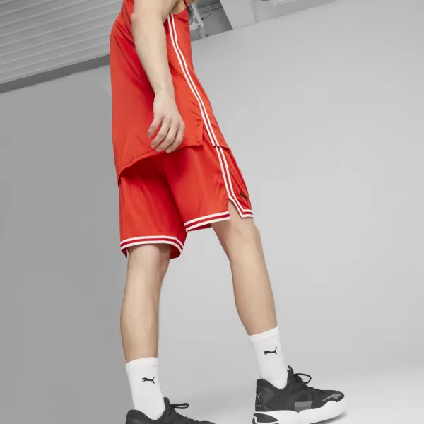  Rövidnadrág PUMA HOOPS TEAM GAME SHORT 67662904 PUMA PIROS 