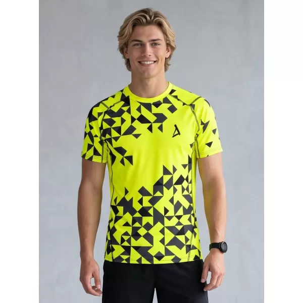  Férfi funkcionális tömörítés T -piró prémium ALTISPORT VOJ/ALM108TR04 NEON 