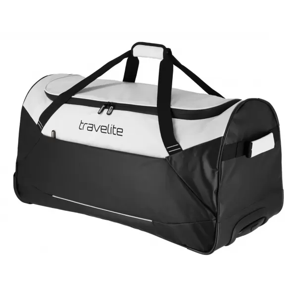  Táska TRAVELITE BASICS TROLLEY TRAVEL BAG FEKETE/FEHÉR 