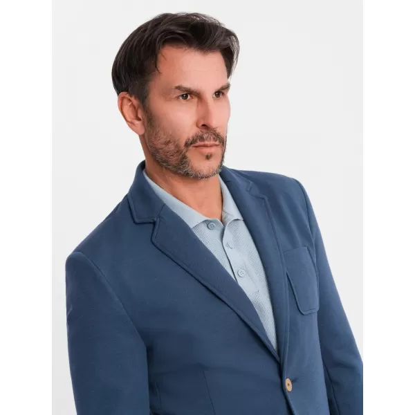  Kabát OMBRE OM-BLZB-0101 SÖTÉTKÉK 