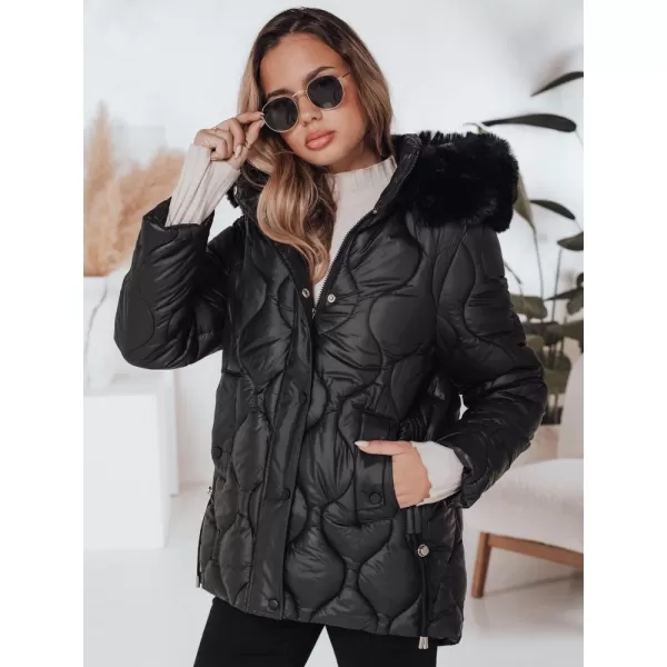  Női kabát DSTREET TY5016 FEKETE 