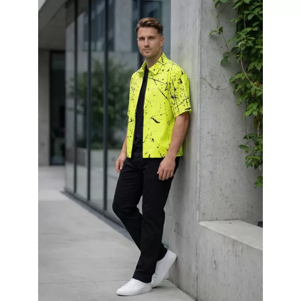  Prémium férfi ing ALTISPORT VOJ/ALM034KOS01 NEON SÁRGA 