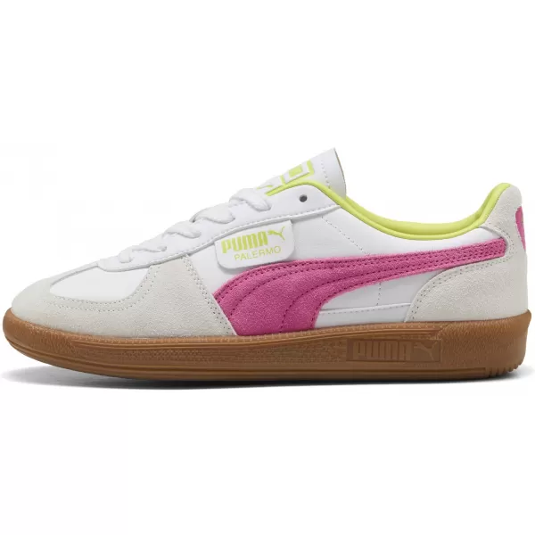  Férfi cipő PUMA PALERMO LTH 39646425 PUMA FEHÉR/FLURU RÓZSASZÍN KUTYA 