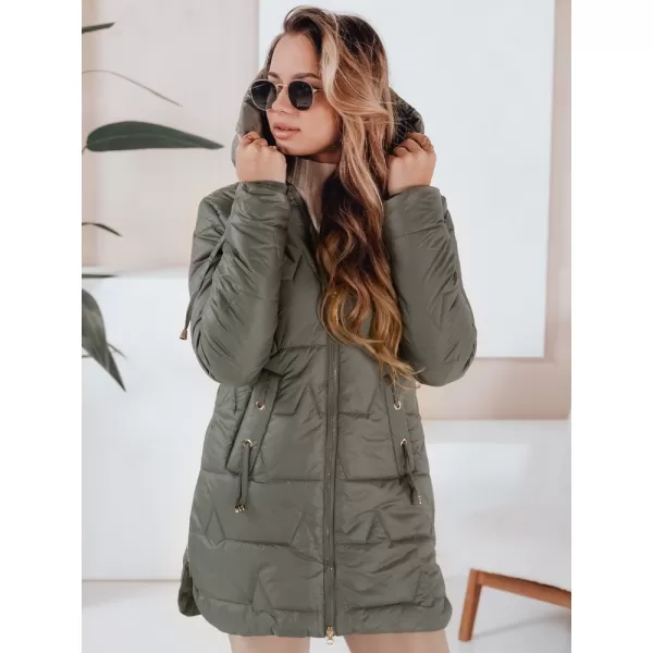  Női kabát DSTREET TY5090 ZÖLD 
