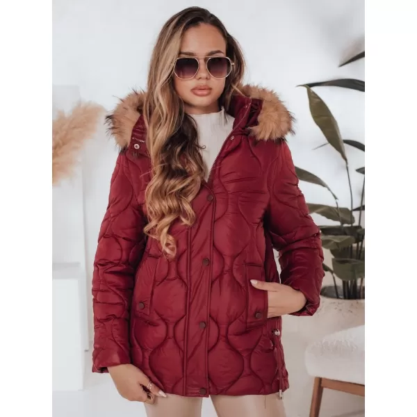  Női kabát DSTREET TY5014 PIROS 