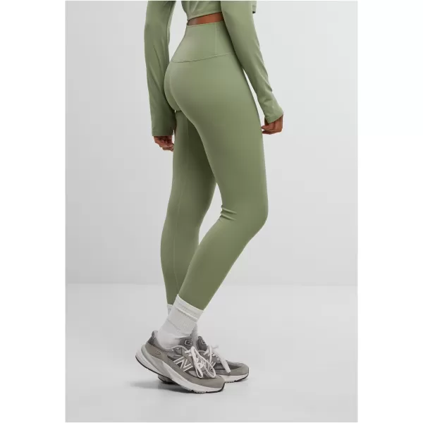  Hölgyek nadrágja URBAN CLASSICS TB7804 MATCHA ZÖLD 