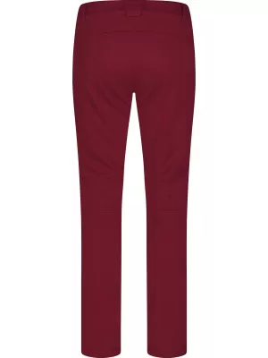 Női softshell nadrág NORDBLANC SWEEP NBFPL8278 BURGUNDIA