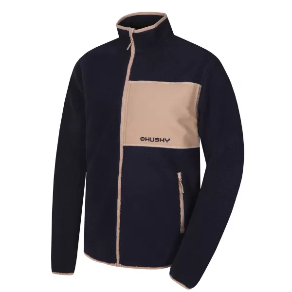  Férfi pulóver HUSKY ADDY ZIP M SÖTÉTKÉK 