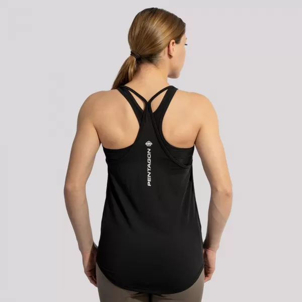  Női felső PENTAGON UNITY WOMENS MESH TANK TOP K09045 FEKETE 