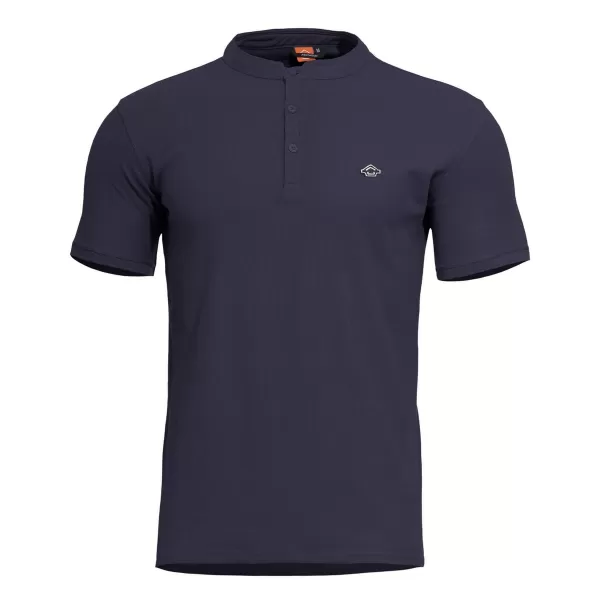  póló PENTAGON LEVANTES HENLEY T-SHIRT K09025 SÖTÉTKÉK 