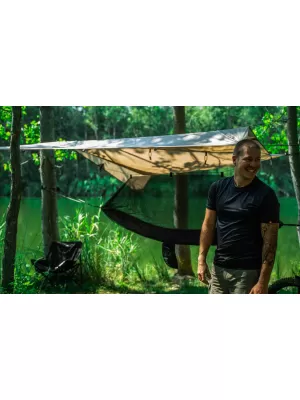 Menedék PENTAGON WILD TARP 3X3M D19026 BARNA SZÜRKE