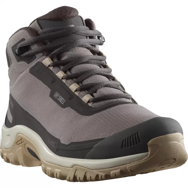  Női cipők SALOMON SHELTER WATERPROOF W SZILVA CICA/FANTOM/DESSZERT BARNA 
