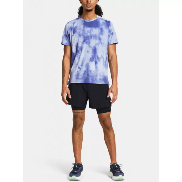  Férfi rövidnadrág UNDER ARMOUR UA LAUNCH 5'' 2-IN-1 SHORTS 1382640-001 FEKETE 